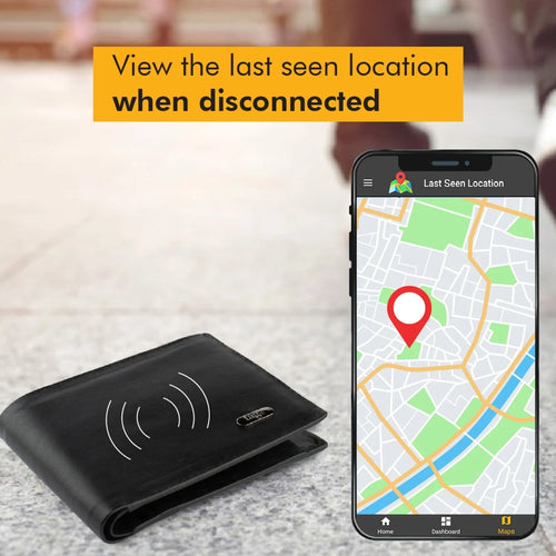Bluetooth Smart Wallet (With Live GPS Tracker)